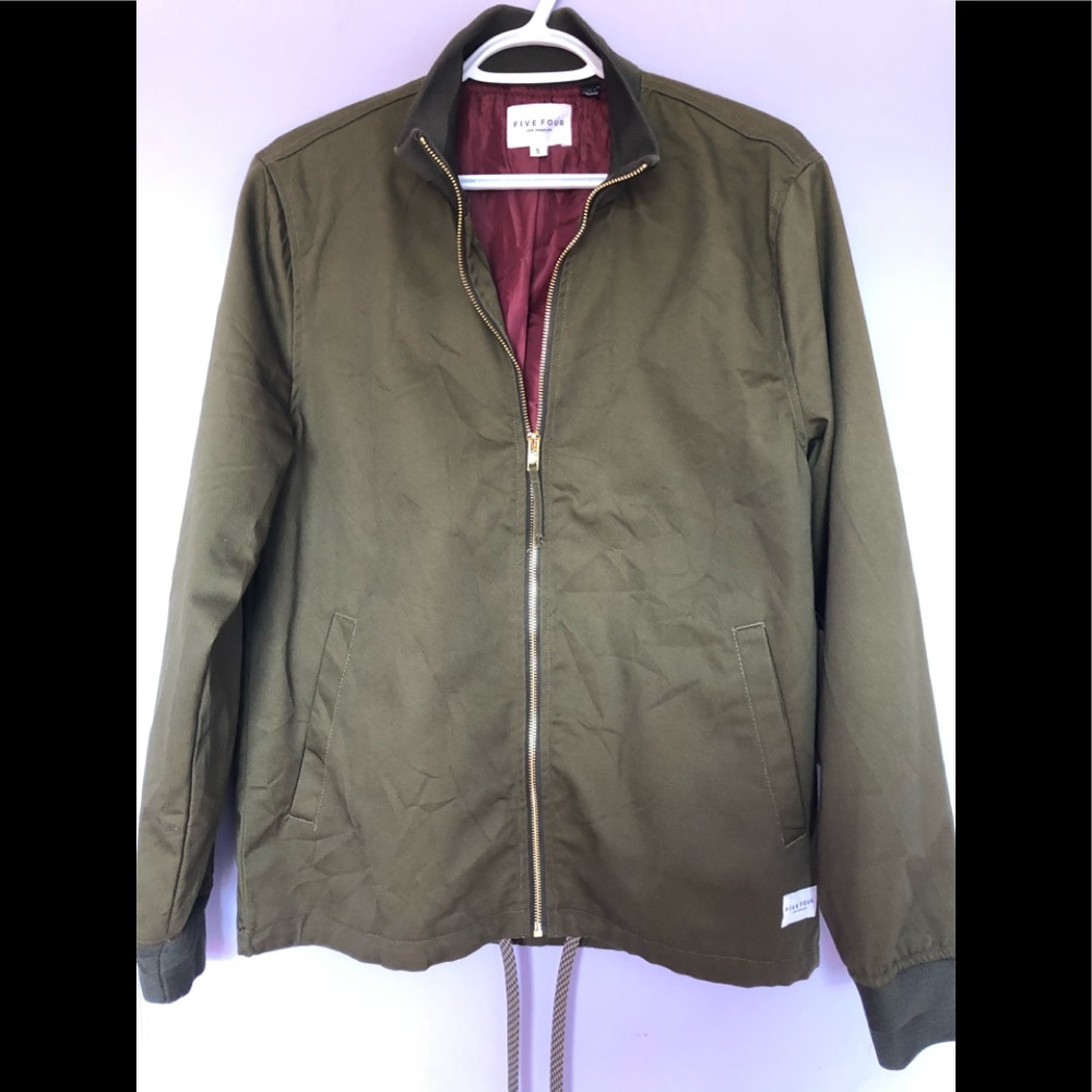 Five Four Zayne Olive Bomber Jacket (Size S)